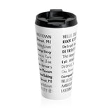 Detroit, MI Travel Mug