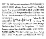 Harrisburg, PA Travel Mug