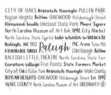 Raleigh, NC Travel Mug