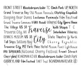 Traverse City, MI Travel Mug
