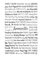 Knoxville, TN Spiral Notebook