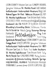 Tallahassee, FL Spiral Notebook