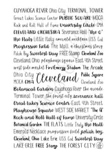 Cleveland, OH Spiral Notebook