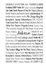 Auburn, AL Spiral Notebook