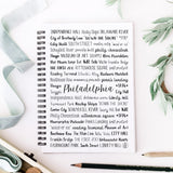 Philadelphia, PA Spiral Notebook