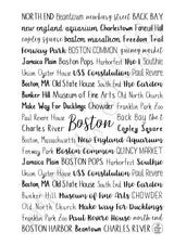 Boston, MA Spiral Notebook