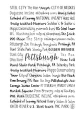 Pittsburgh, PA Spiral Notebook