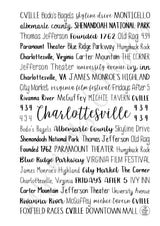 Charlottesville, VA Spiral Notebook
