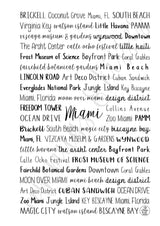 Miami, FL Spiral Notebook