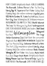 Wilmington, NC Spiral Notebook