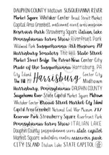 Harrisburg, PA Spiral Notebook