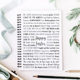 Easter Spiral Notebook