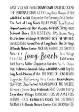 Long Beach, CA Spiral Notebook