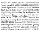 Fort Worth, TX Digital Download