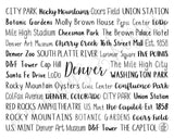 Denver, CO Digital Download