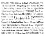 Savannah, GA Digital Download