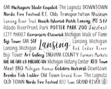 Lansing, MI Digital Download