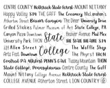 State College, PA Digital Download