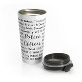 Police Officer Travel Mug