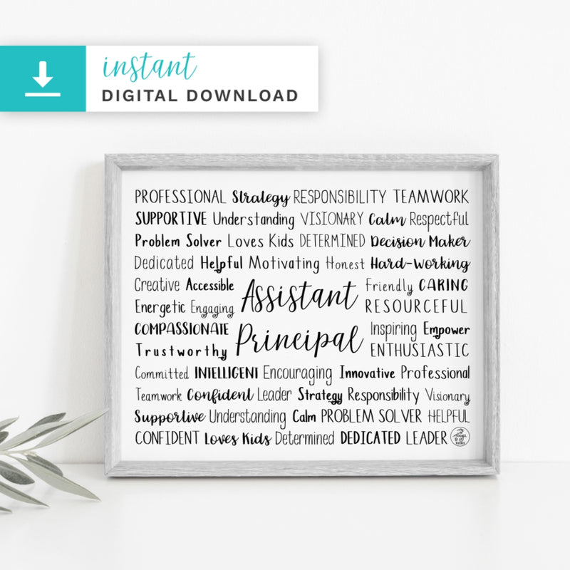 Assistant Principal Digital Download
