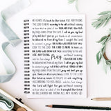 Prayer Scriptures Spiral Notebook