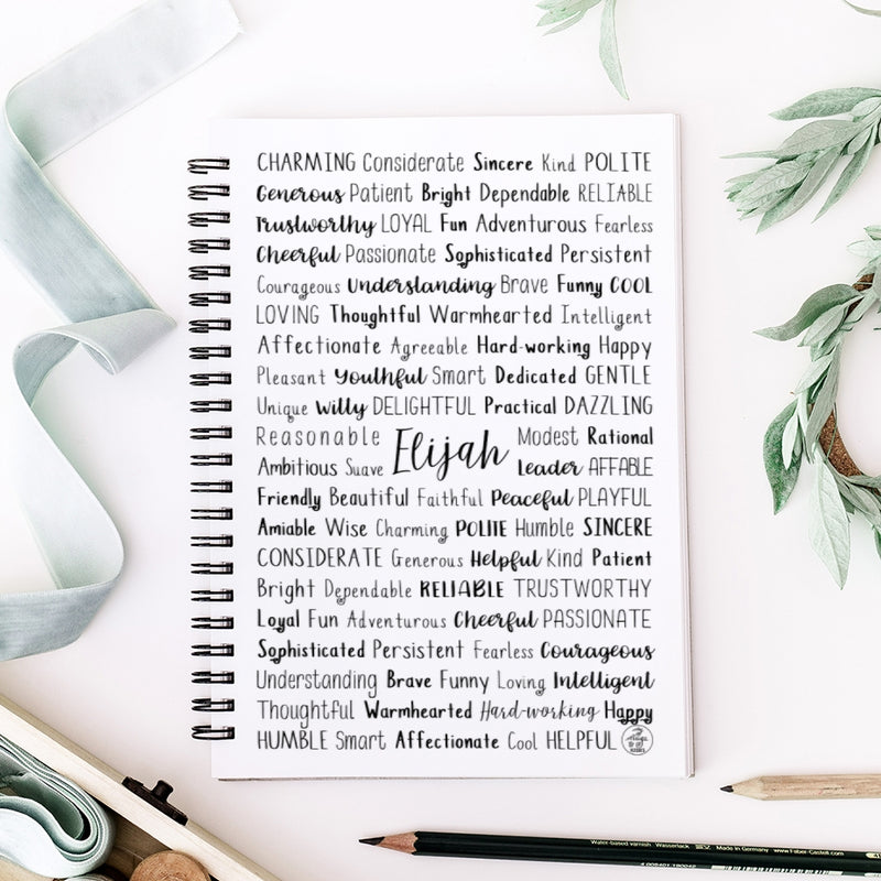 Elijah Spiral Notebook