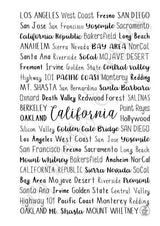 California Spiral Notebook