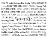 Greenville, SC Digital Download