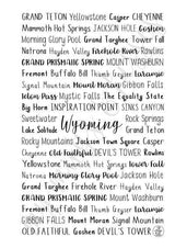 Wyoming Spiral Notebook