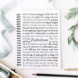 Protection Scriptures Spiral Notebook