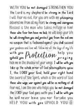 Protection Scriptures Spiral Notebook