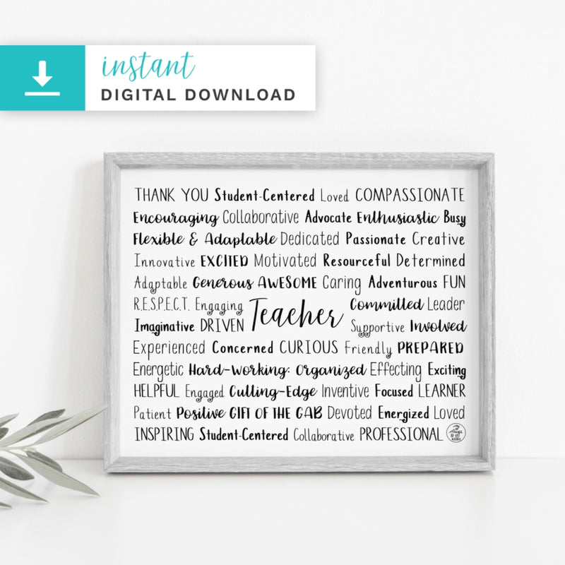 Teacher Digital Download