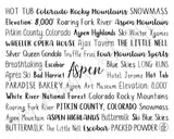 Aspen, CO Digital Download