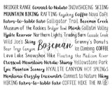 Bozeman, MT Digital Download