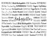Babysitter Digital Download