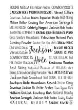 Jackson Hole, WY Spiral Notebook