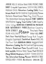 Plano, TX Spiral Notebook