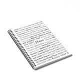 Plano, TX Spiral Notebook
