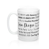 San Diego, CA Mug