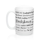 Blacksburg, VA Mug