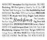 Blacksburg, VA Travel Mug