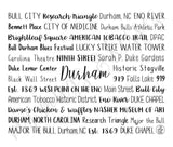 Durham, NC Travel Mug