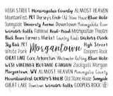 Morgantown, WV Travel Mug
