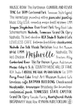 Nashville, TN Spiral Notebook