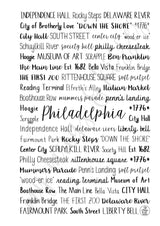 Philadelphia, PA Spiral Notebook