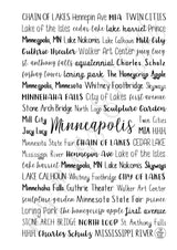 Minneapolis, MN Spiral Notebook