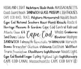 Cape Cod, MA Travel Mug