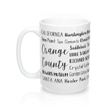 Orange County, CA Mug