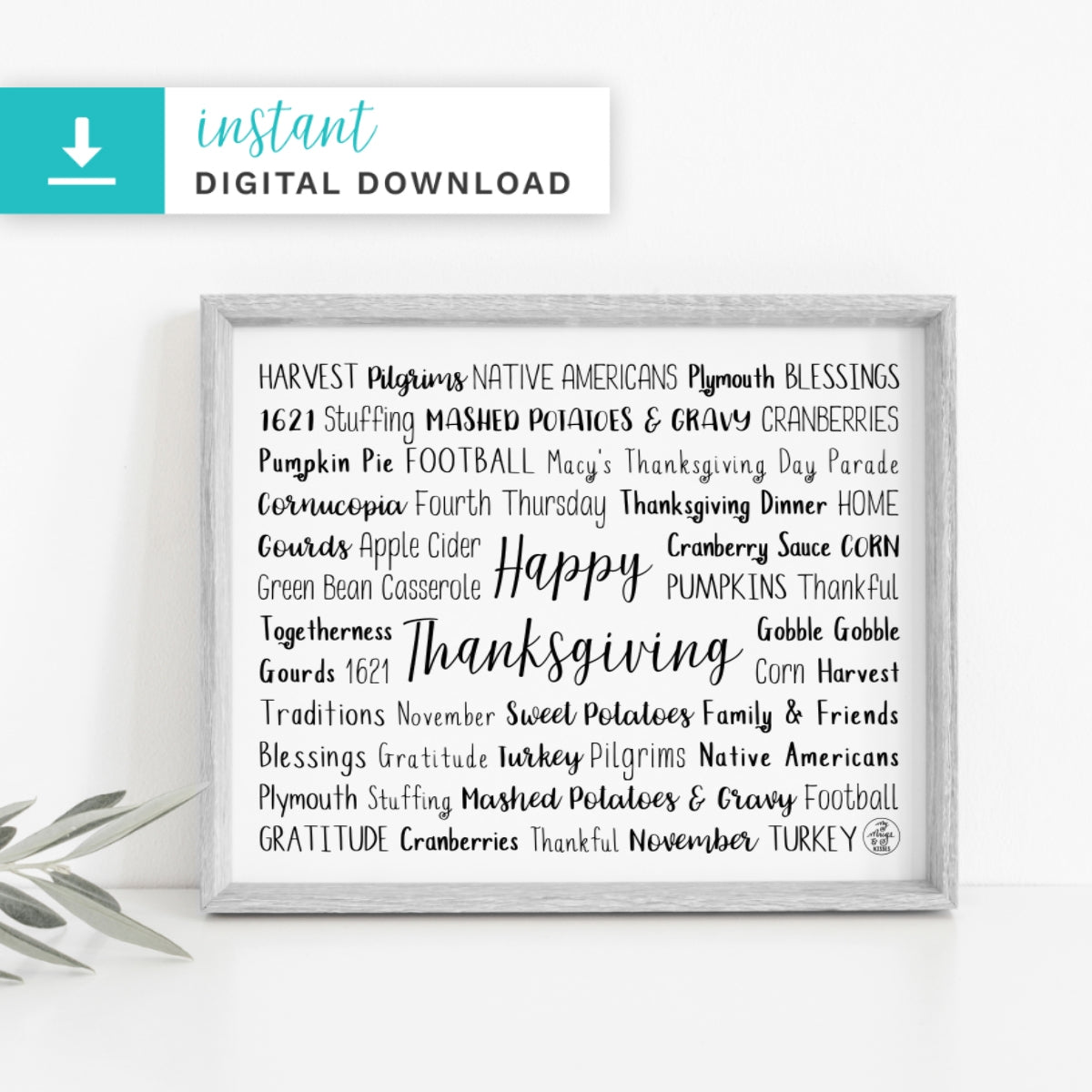 Thanksgiving Digital Download