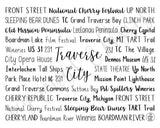 Traverse City, MI Digital Download